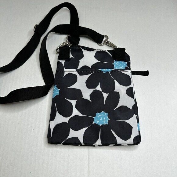 Mixed Bag Designs Black WhiteCrossbody Bag w/ Silver Colored‎ Hardware - Picture 5 of 9